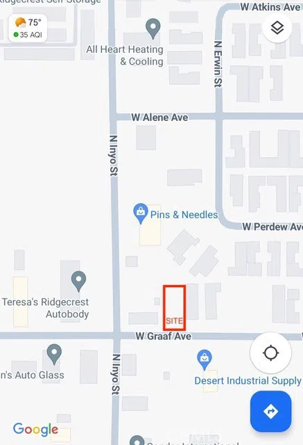 Graaf Avenue Ridgecrest, CA 93555