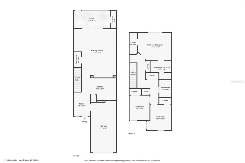 1156 JONAH DRIVE North Port, FL 34289