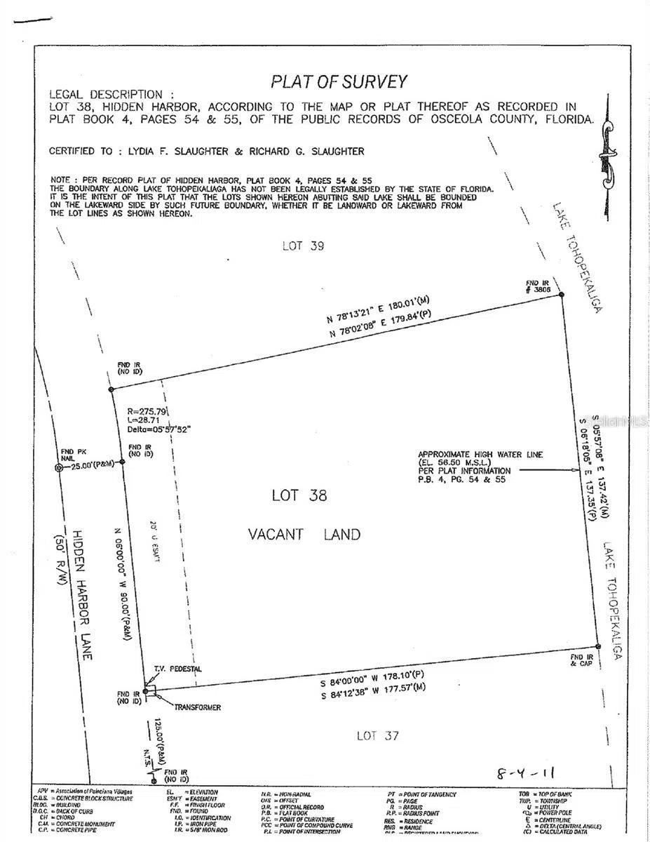 0 HIDDEN HARBOR LANE Kissimmee, FL 34746