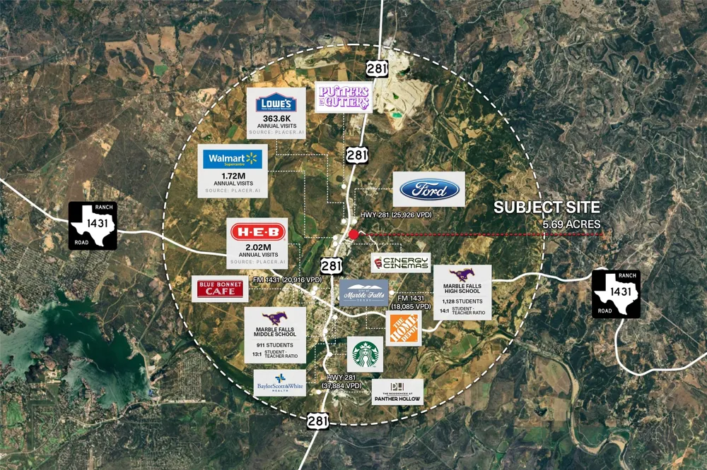569 W Oak Ridge Drive Marble Falls, TX 78654