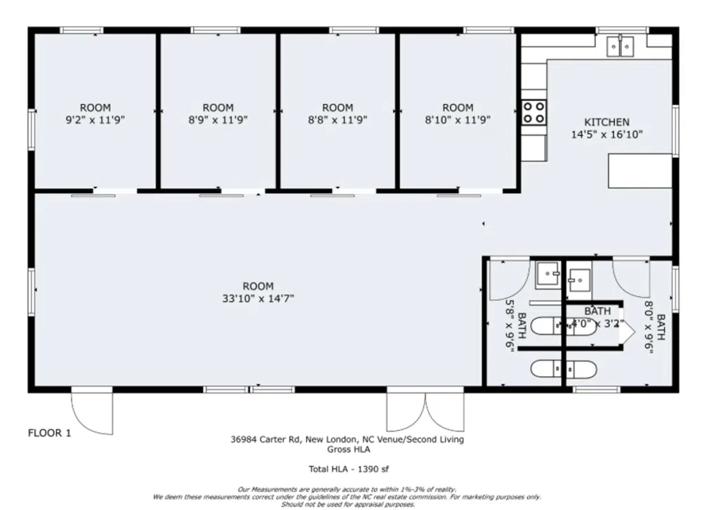 36984 B&C Carter Road New London, NC 28127