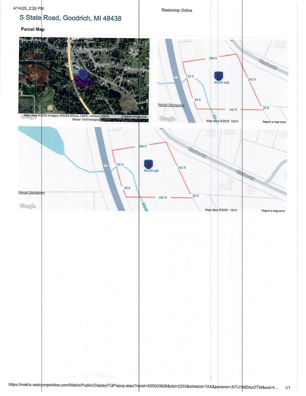 S STATE ROAD Atlas Township, MI 48438