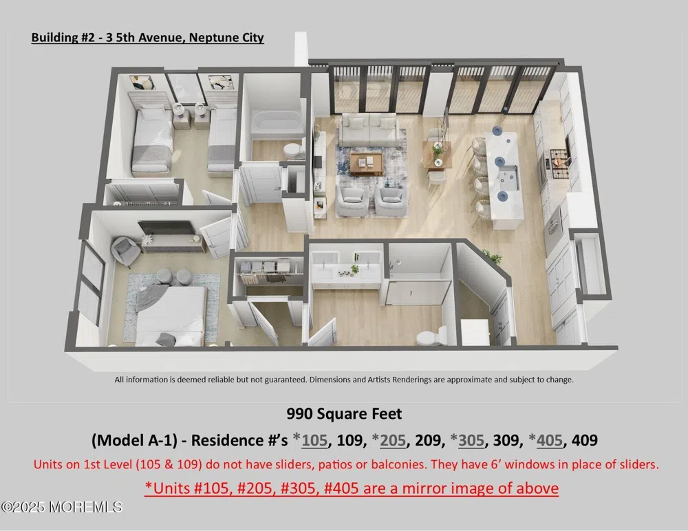 3 5th Avenue #Residence 409 Neptune City, NJ 07753