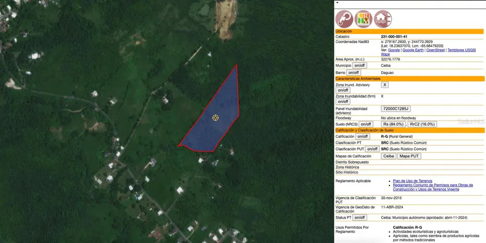 Lot 7 Km 61 PR-3 Int DAGUAO WARD Ceiba, PR 00735