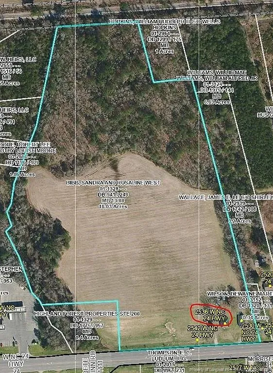 2536 HWY 24 Warsaw, NC 28398