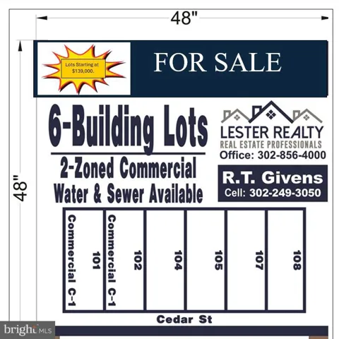 CEDAR STREET #LOT 1