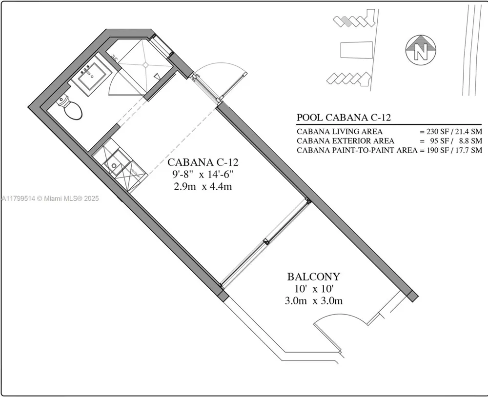 18501 Collins Avenue #Cabana 12 Sunny Isles Beach, FL 33160