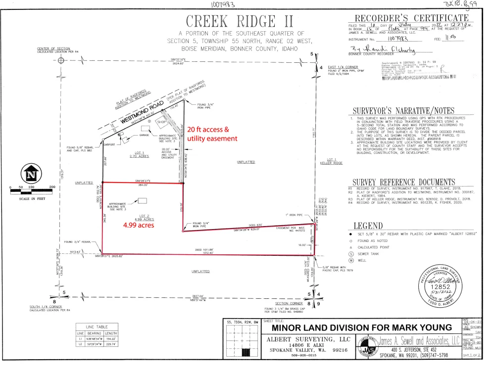 NKA Westmond Road Sagle, ID 83860
