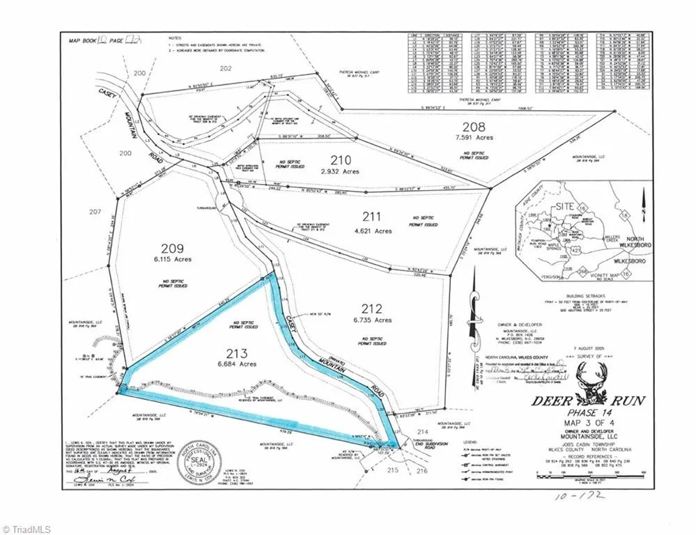 Lot 213 Casey Mountain Road Purlear, NC 28665