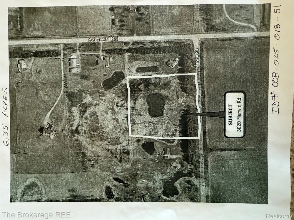 3020 Merwin Road Elba Township, MI 48446