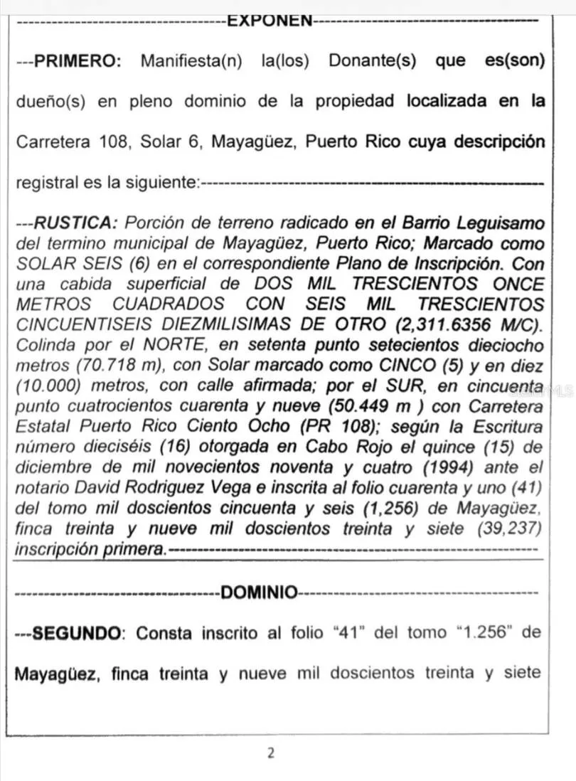 SR-108 KM 11.3 CAMINO ALDEBOL SECTOR PABLO DIAZ BARRIO LEGUIZAMO Mayaguez, PR 00680