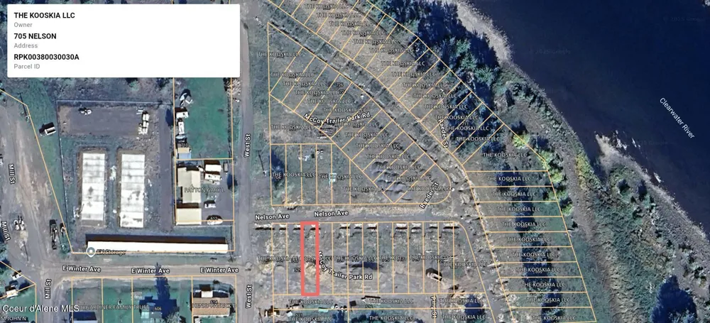 705 Nelson Avenue Kooskia, ID 83539