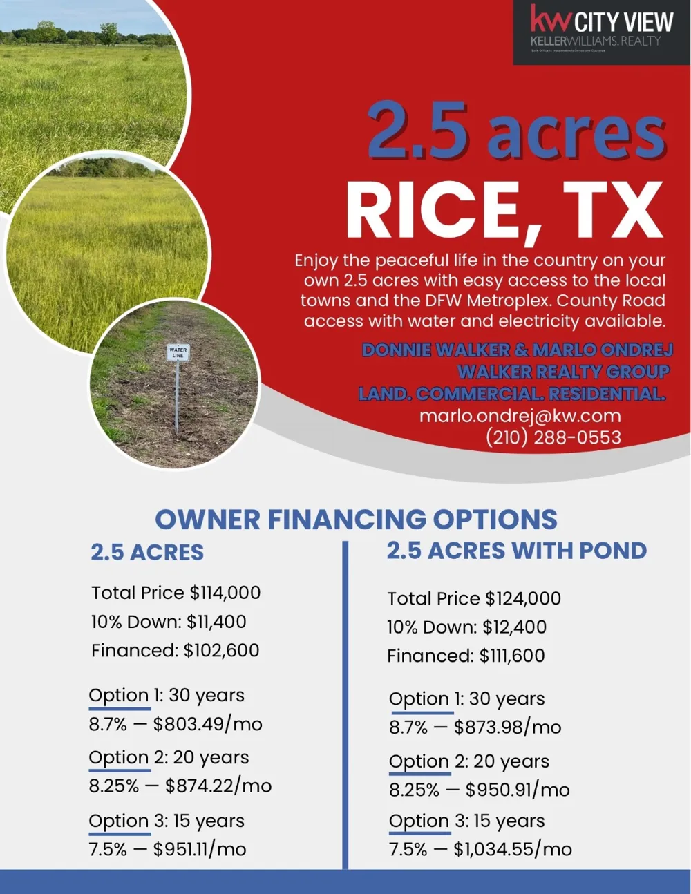 NE County Road 1010 Lot #1 Rice, TX 75155