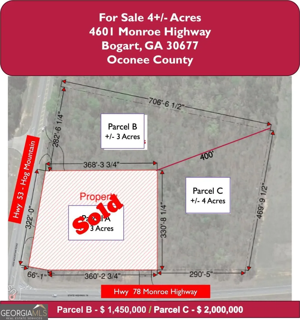 4611 MONROE Hwy - Hwy 78 Bogart, GA 30622