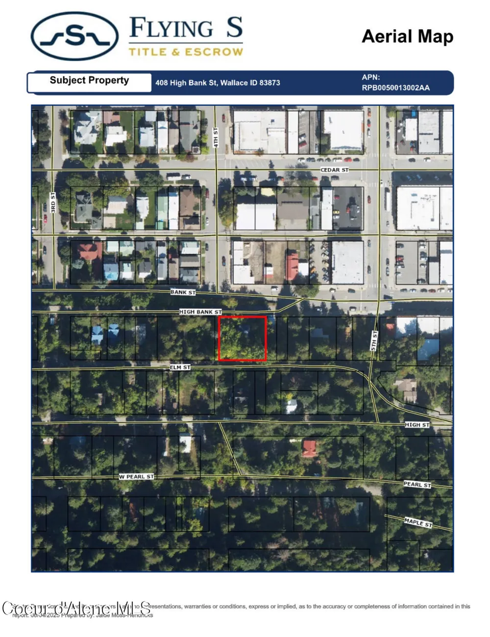 408 High Bank Street Wallace, ID 83873