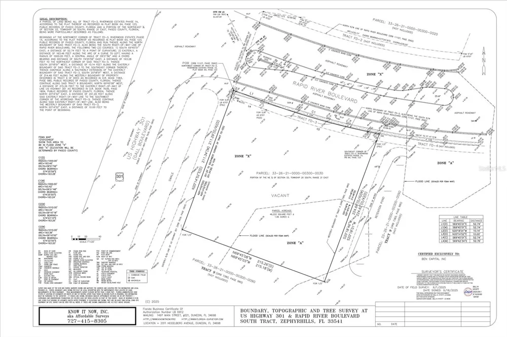 0 GALL BOULEVARD #1.08 Acres Zephyrhills, FL 33541