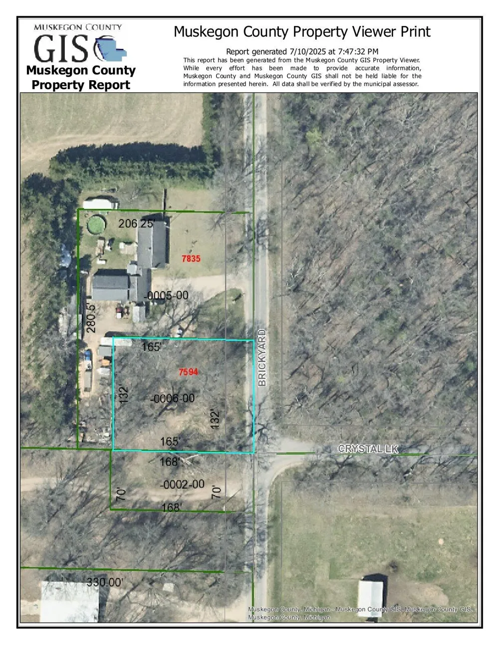 7594 Brickyard Road Holton, MI 49425