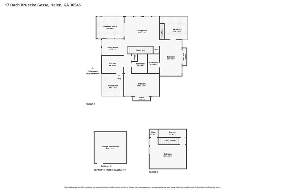 17 Dach Bruecke Gasse Helen, GA 30545