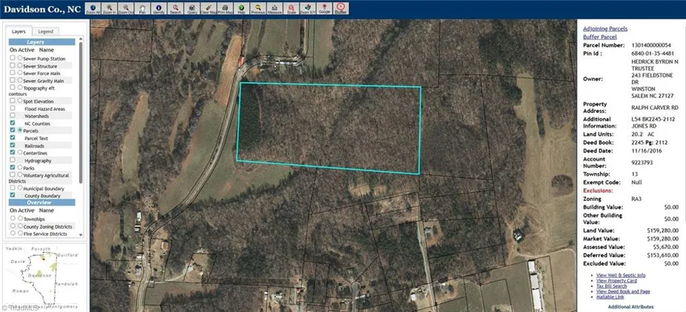 0 Ralph Craver Road Lexington, NC 27295