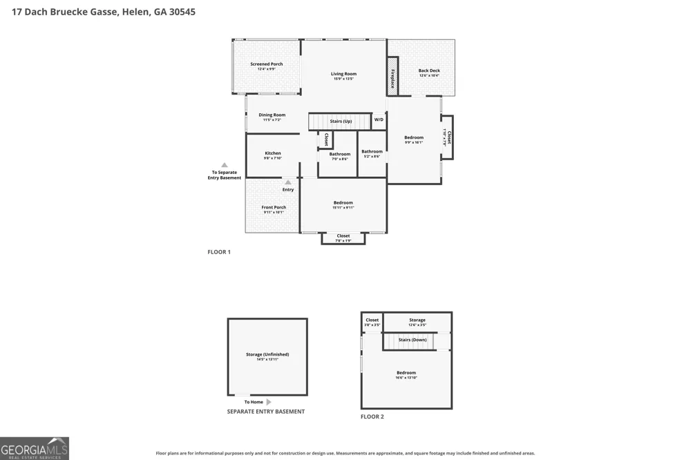 17 Dach Bruecke Gasse Helen, GA 30545