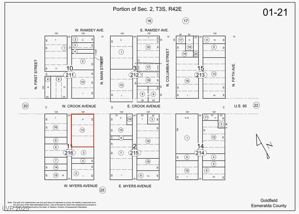 100 W Crook Avenue Goldfield, NV 89013