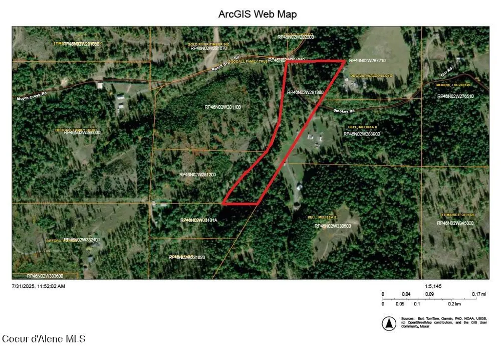 NKA Mutch Creek Road 8.3 St. Maries, ID 83861