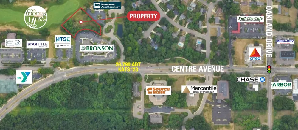 2600 W Centre Avenue #+/- 1 Acre Portage, MI 49024