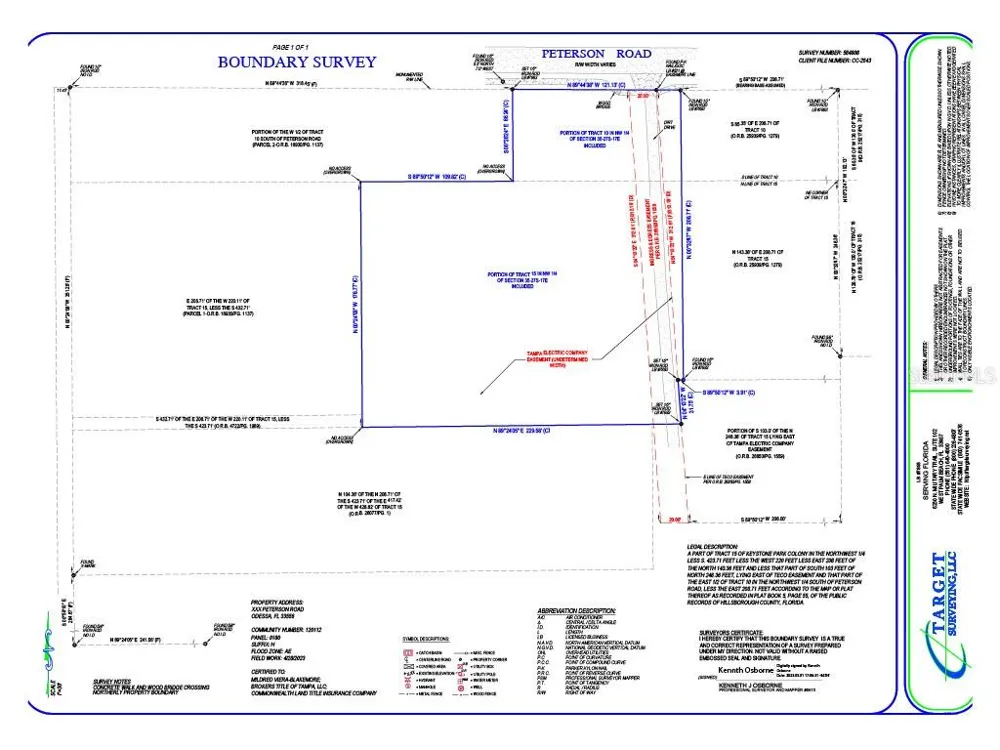 0 PETERSON ROAD Odessa, FL 33556