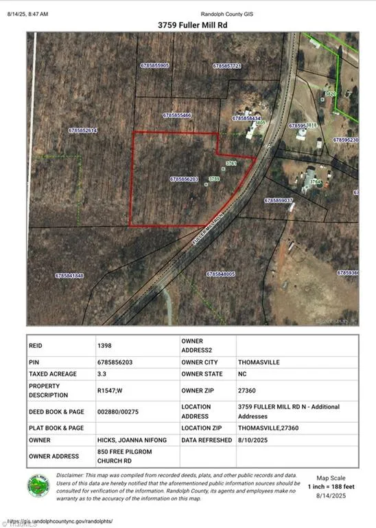 3759 Fuller Mill Road Thomasville, NC 27360