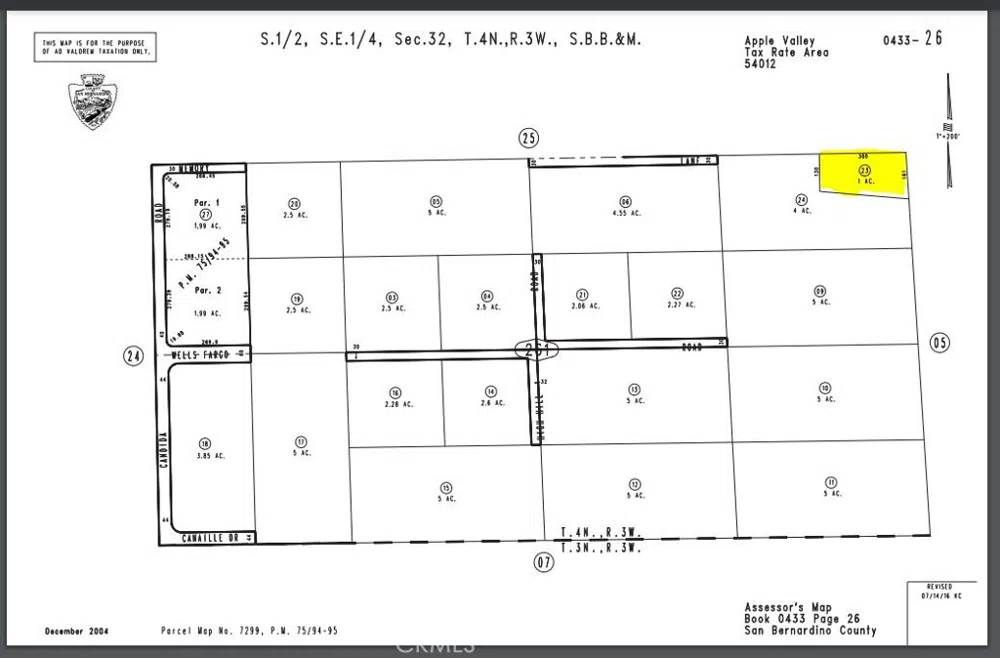 Memory Parcel #0433-261-23 Lane