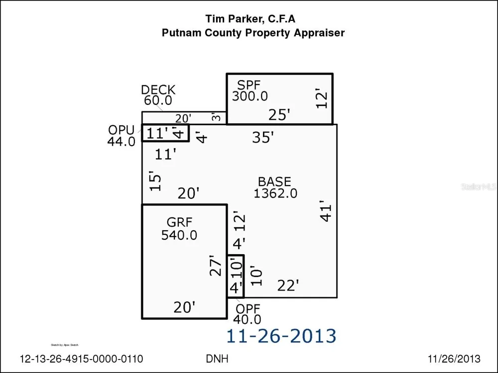 121 LAKE GEORGE DRIVE Georgetown, FL 32139
