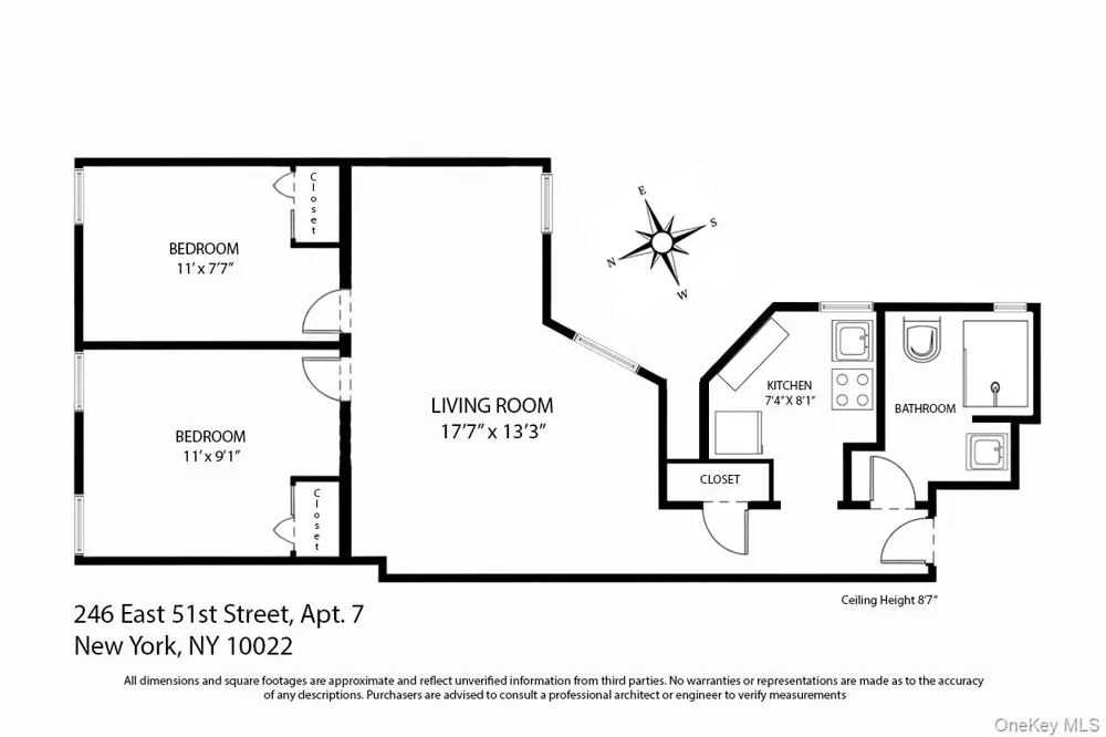 246 E 51st Street #7 New York (Manhattan), NY 10022