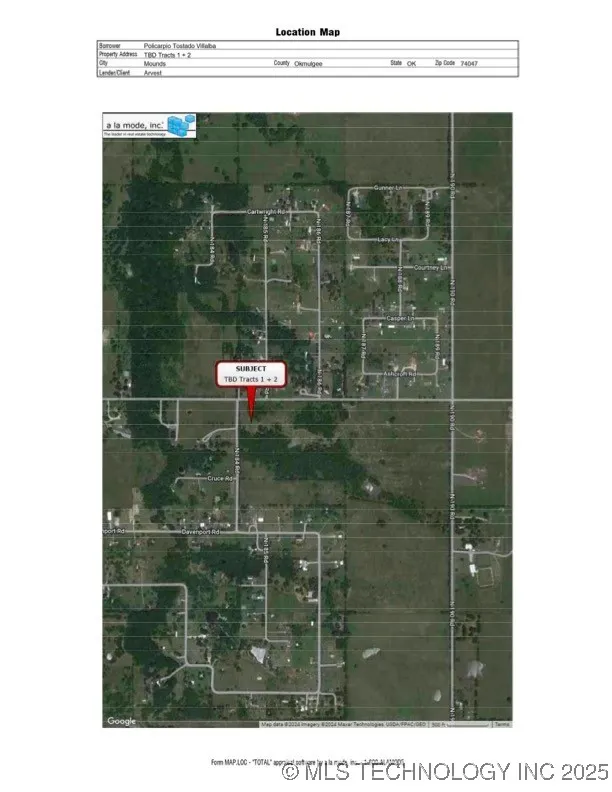 Creager Road Beggs, OK 74047