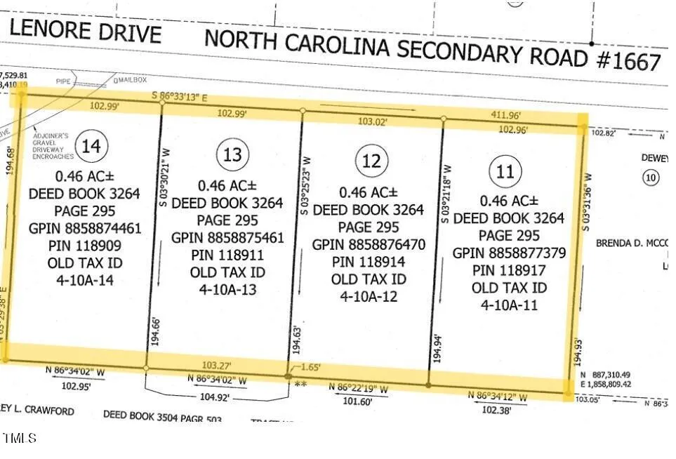 Lots 11-14 Lenore Drive Burlington, NC 27217