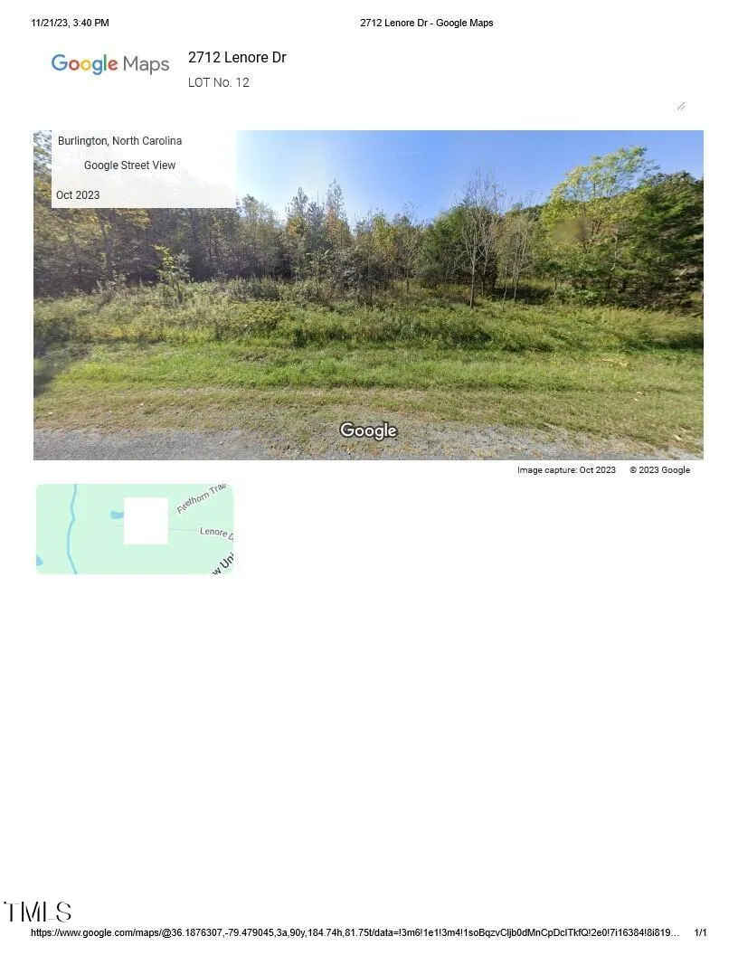Lots 11-14 Lenore Drive Burlington, NC 27217