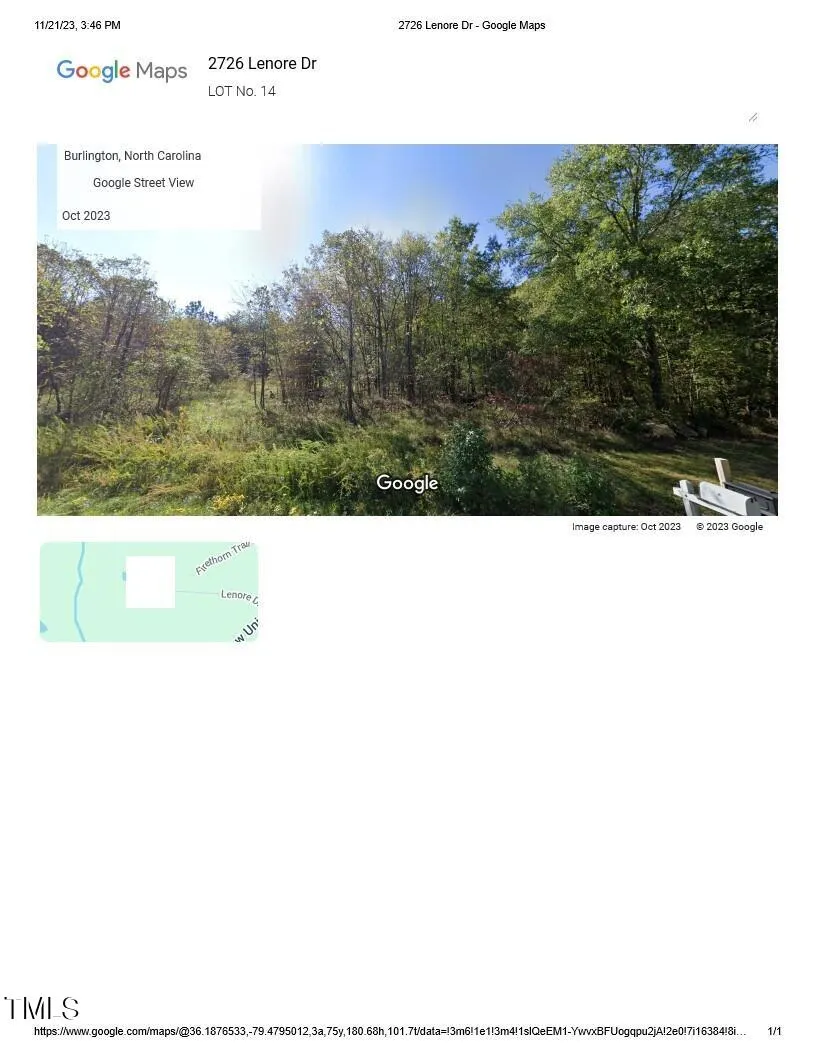 Lots 11-14 Lenore Drive Burlington, NC 27217