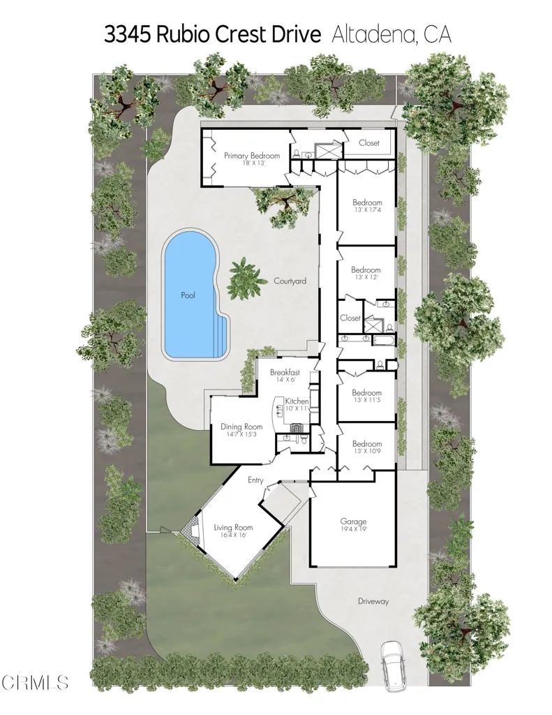 3345 Rubio Crest Drive Altadena, CA 91001