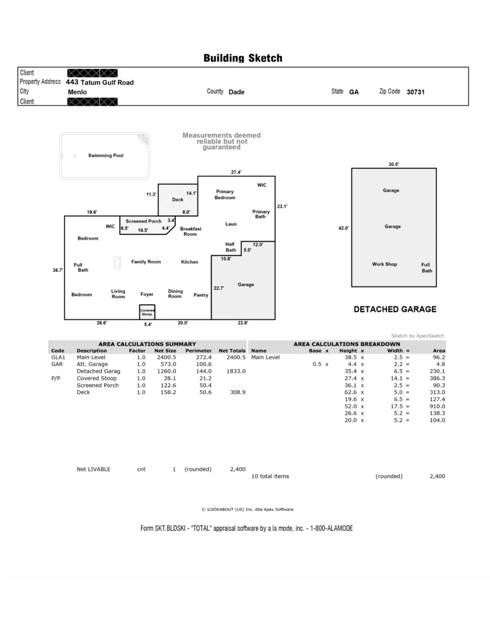 443 Tatum Gulf Road Menlo, GA 30731