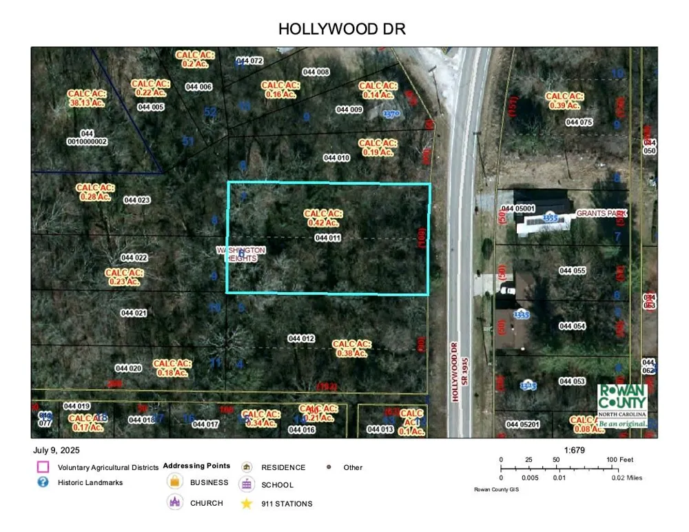 00 Hollywood Drive Spencer, NC 28159