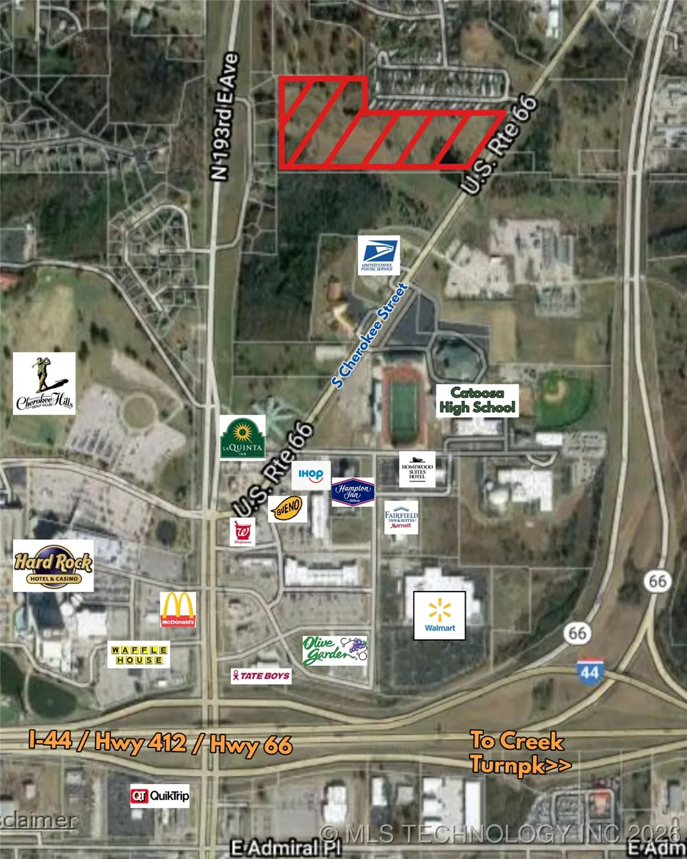 S Cherokee Street Catoosa, OK 74015
