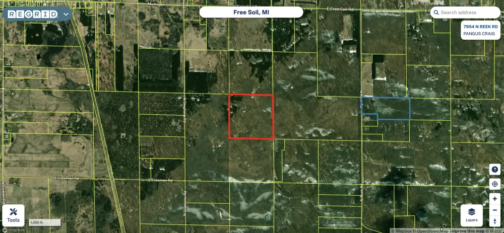 E Freesoil Road #40 acres Free Soil, MI 49411
