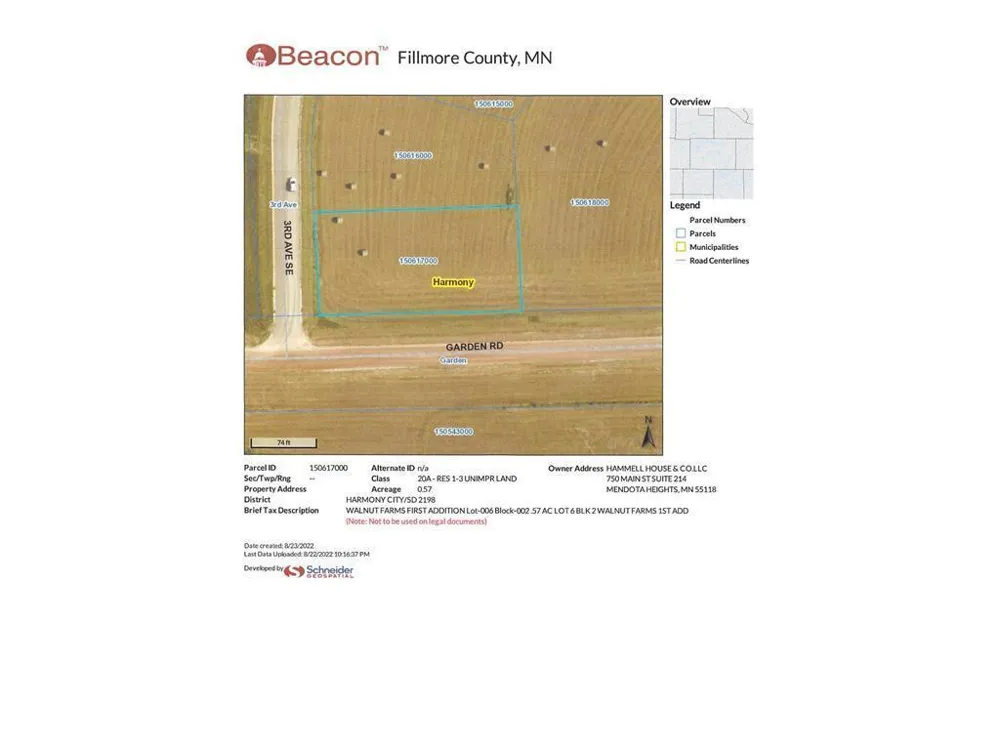 TBD ( Lot 6, Blk 2) 3rd Avenue SE Harmony, MN 55939