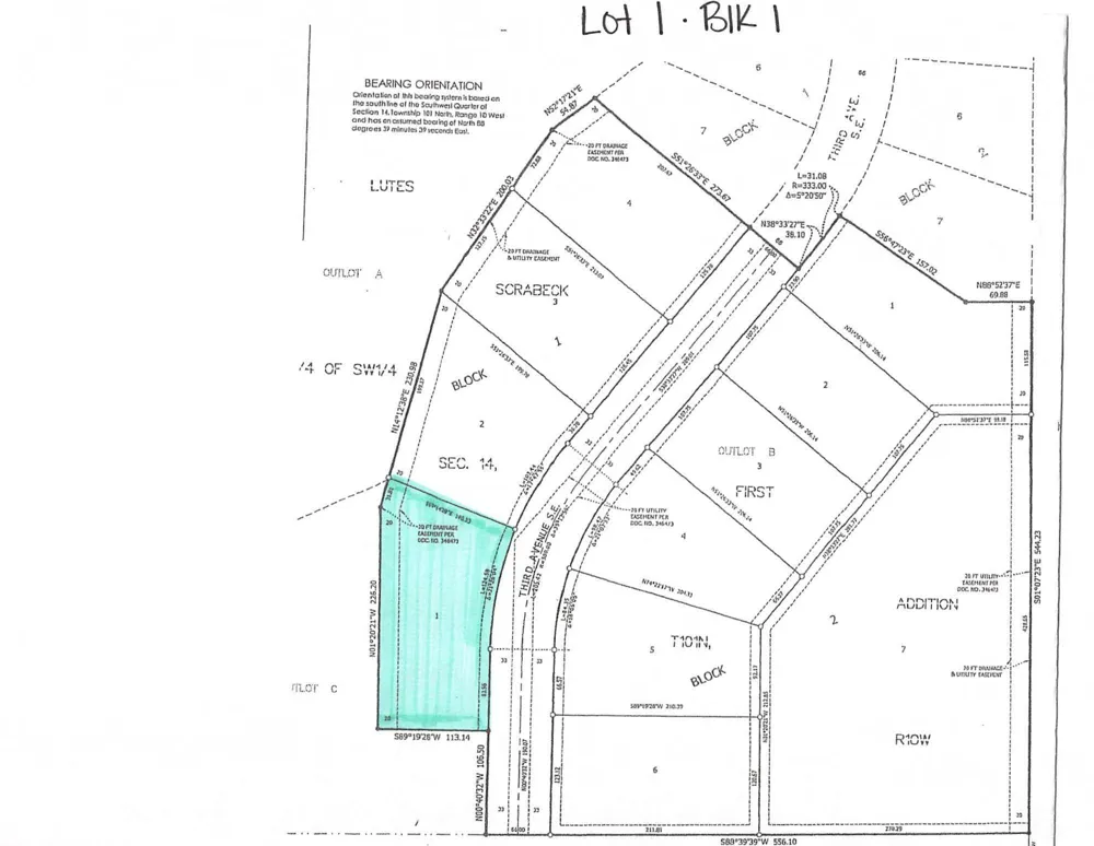 TBD ( Lot 1, Blk 1) 3rd Avenue SE Harmony, MN 55939