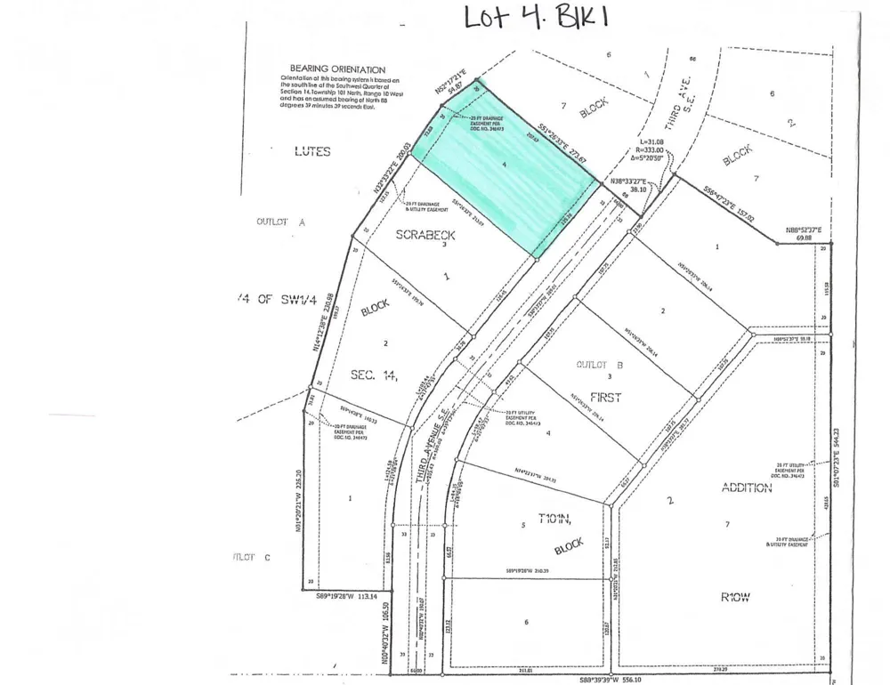 TBD ( Lot 4, Blk 1) 3rd Avenue SE Harmony, MN 55939