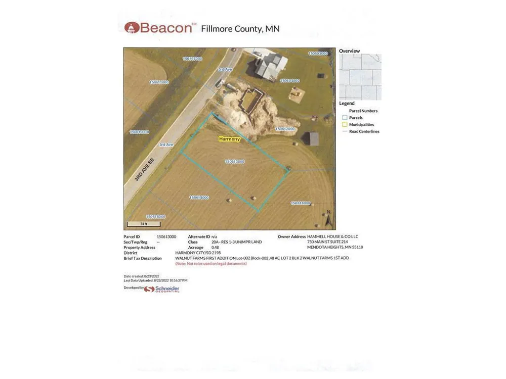 TBD ( Lot 2, Blk 2) 3rd Avenue SE Harmony, MN 55939