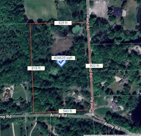 Pond Road Addison Township, MI 48367