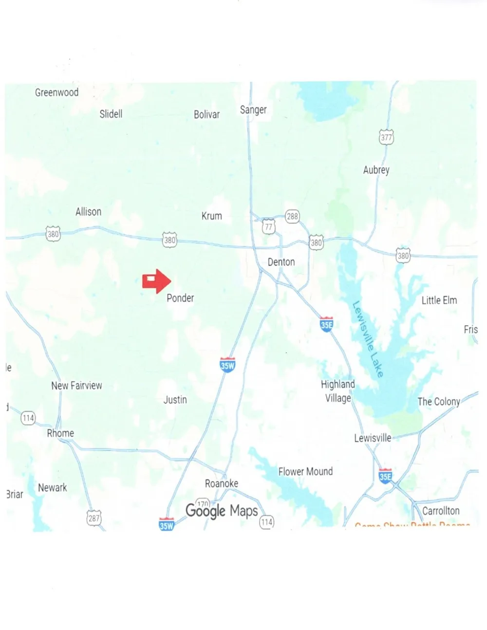 Knight Lane Ponder, TX 76259