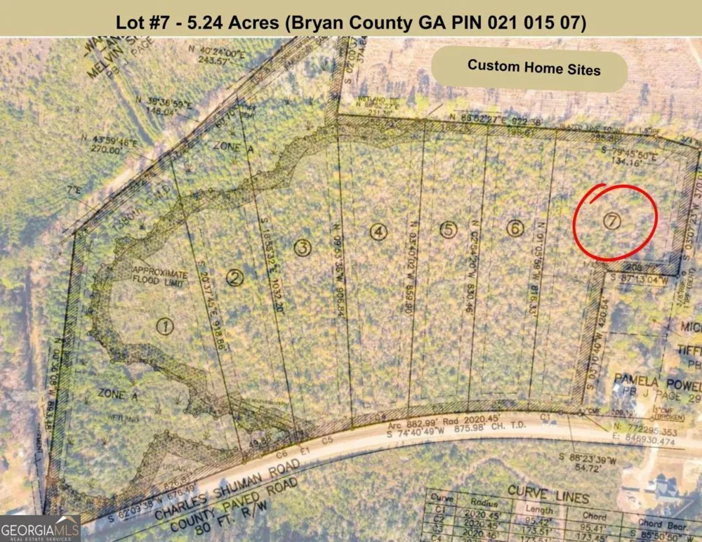 LOT 7 Charles Shuman RD Pembroke, GA 31321
