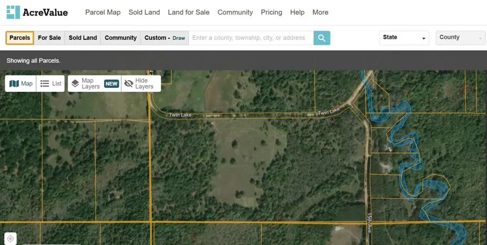 Twin Lake Road Middle Branch Township, MI 49665