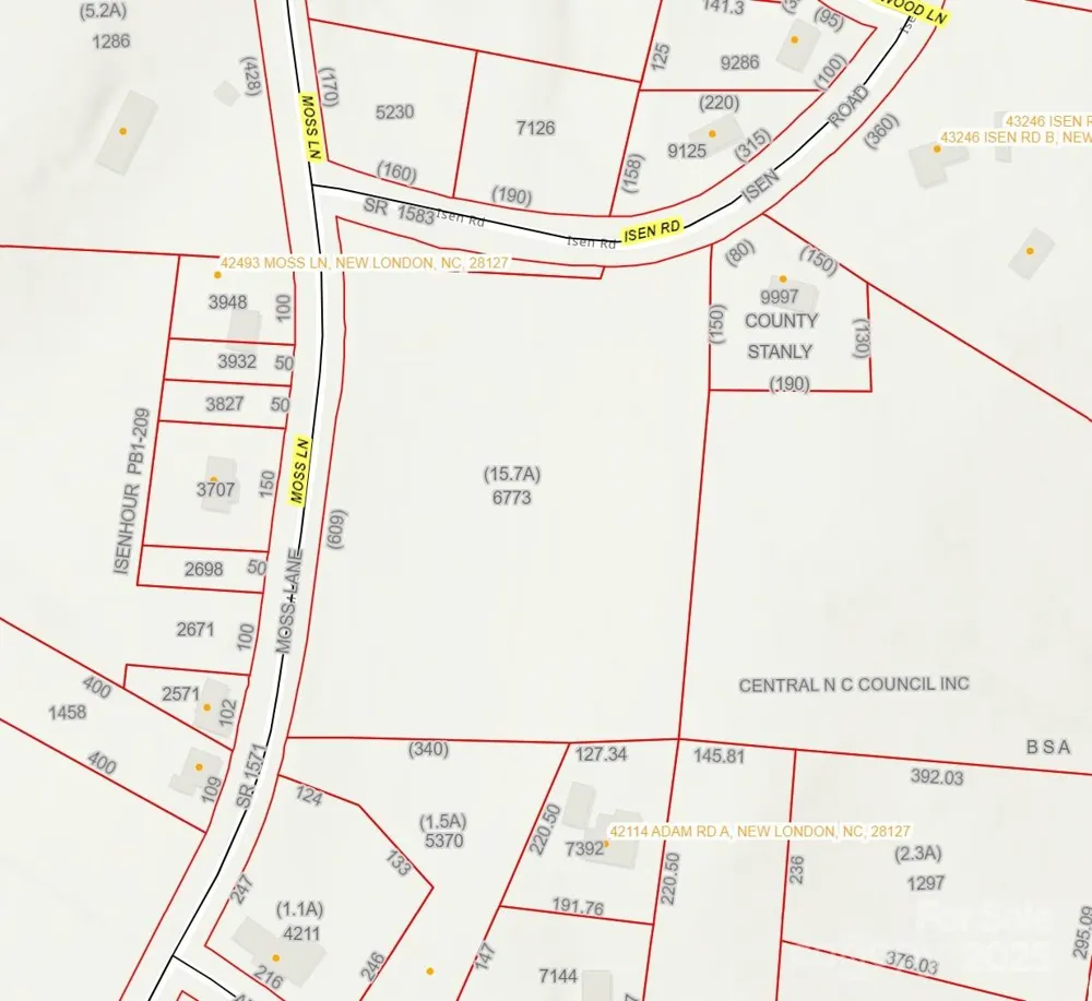 0 Moss Lane New London, NC 28127
